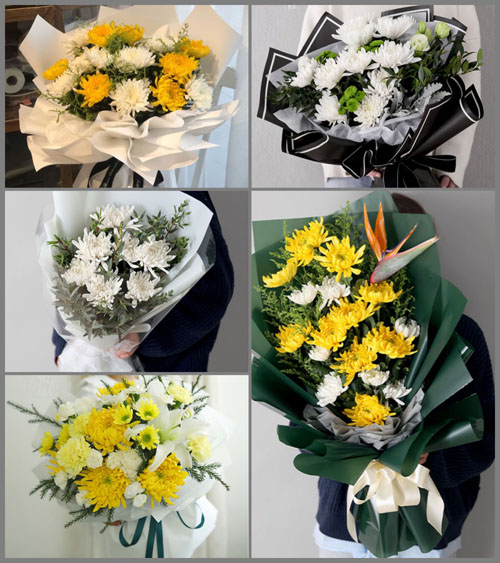 福建宁德柘荣县乍洋乡宝鉴宅村白事花束代送